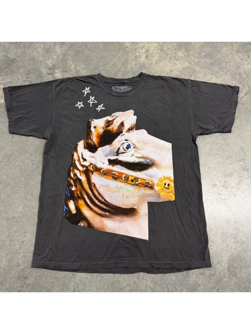 Astroworld Wish You Were Here XL Tour T-Shirt Black Graphic Cactus Jack 2018